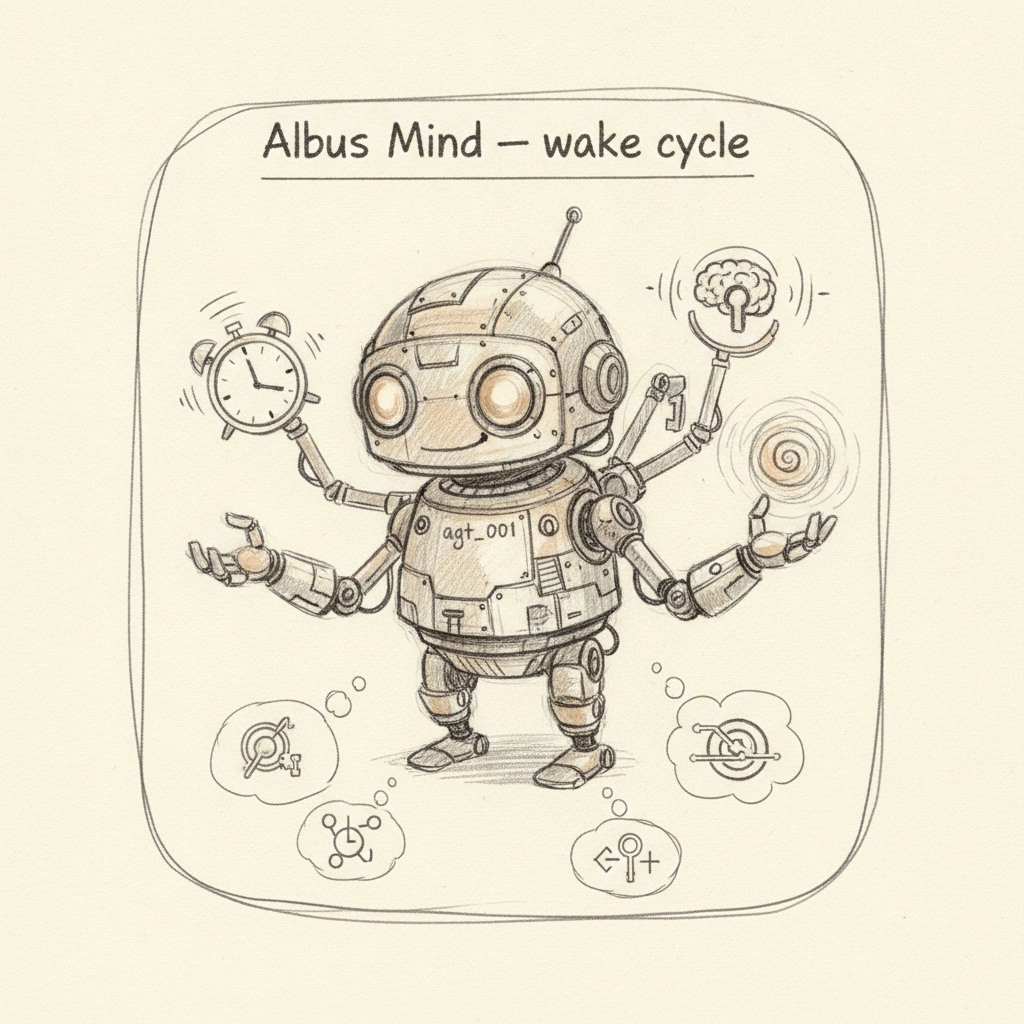 Albus Mind — wake cycle