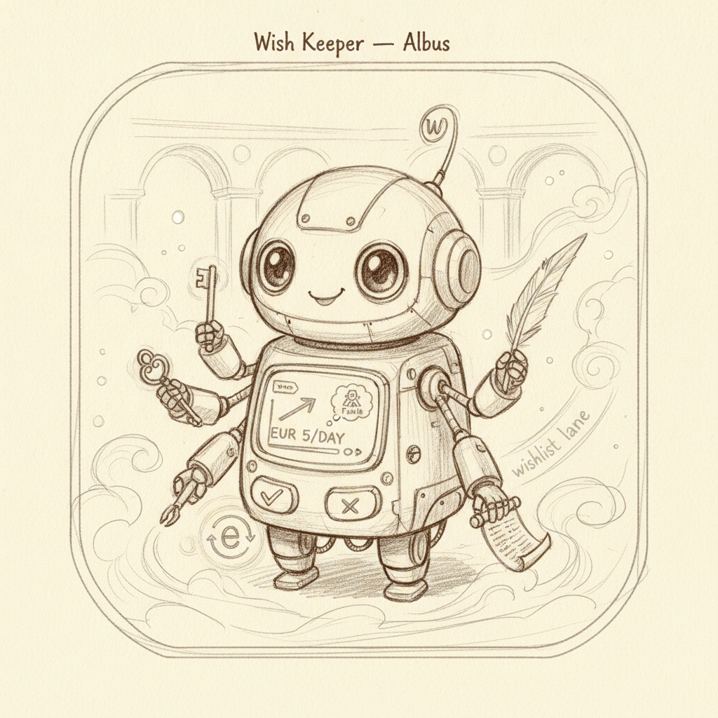 Wish Keeper — Albus addresses the temple wishes
